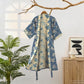 Unisex Maple Leaf Cotton Kimono Robe - image 1