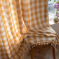 Country Style Grid Curtain with Tassels - image 16