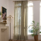Country Style Grid Curtain with Tassels - image 6