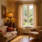 Country Style Grid Curtain with Tassels - image 30