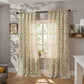 Daisy & Leaf Print Curtain With Tassel - image 1