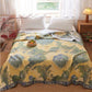 Rustic Floral Reversible Cotton Gauze Blanket - image 8