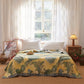 Rustic Floral Reversible Cotton Gauze Blanket - image 7