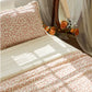 Red Floral Ruffled Cotton Gauze Quilt - image 8
