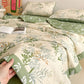 Botanical Leaf Print Pure Cotton Quilt - image 4