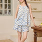 Tie-Dye Chevron Cami & Shorts Pajama Set - image 4