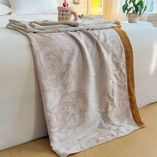 Romantic Rose Bamboo Fiber Summer Blanket - image 0