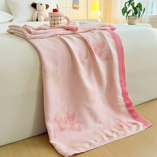 Artistic Butterfly Bamboo Fiber Summer Blanket - 79"W x 90"L - image 0