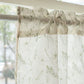 Botanical Leaf Semi-Sheer Short Drapes - image 7