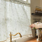 Botanical Leaf Semi-Sheer Short Drapes - image 3