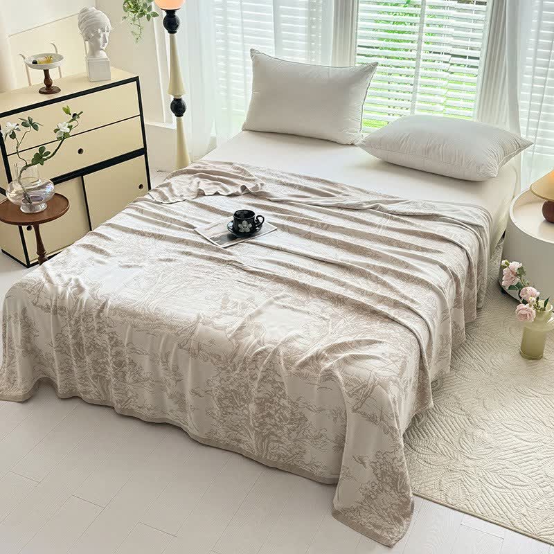 Tree Landscape Bamboo Fiber Blanket - image 7