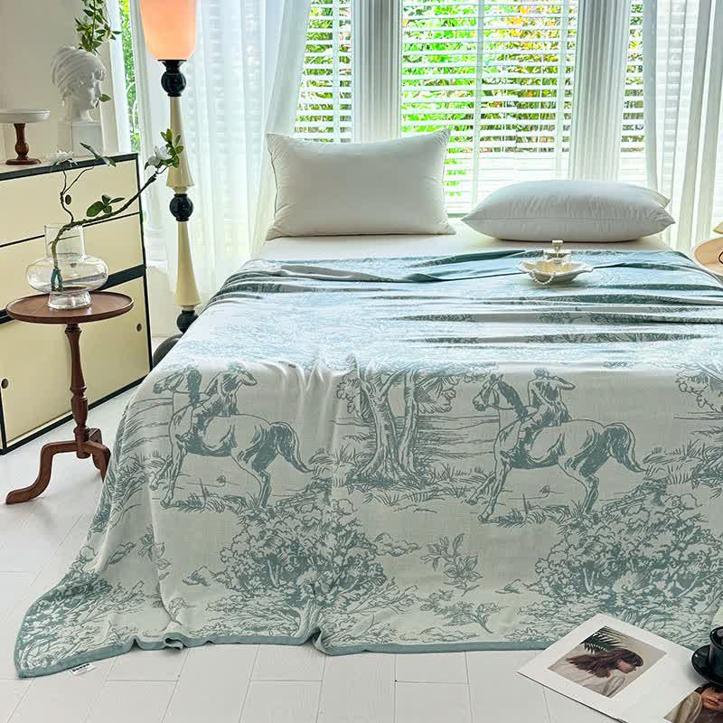 Tree Landscape Bamboo Fiber Blanket - image 1