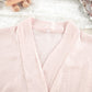 Solid Blush Kimono Robe Set - image 5