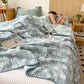 Four-Leaf Clover Cotton Triple Gauze Quilt - image 1