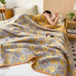 Rustic Wildflower Cotton Triple Gauze Quilt - image 1