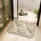 Floral Diatom Mud Quick-Dry Bathroom Mat - image 1