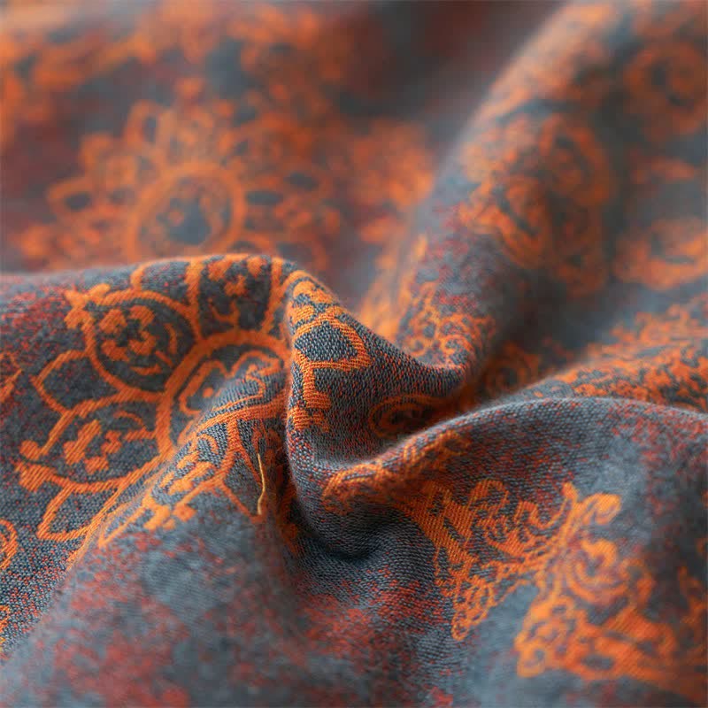Cotton Gauze Jacquard Vintage Floral Bedding - image 18