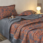 Cotton Gauze Jacquard Vintage Floral Bedding - image 8