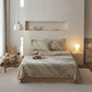 Cotton Gauze Jacquard Ornate Traditional Bedding - Yellow - Bedding Set - King - image 15