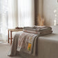 Cotton Gauze Jacquard Elegant Leaf Bedding - image 13