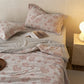 Cotton Gauze Jacquard Elegant Leaf Bedding - image 14