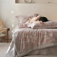 Cotton Gauze Jacquard Elegant Leaf Bedding - image 8