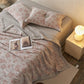 Cotton Gauze Jacquard Elegant Leaf Bedding - image 3