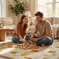 Dopamine Color Block Checkered Rug - image 5