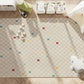 Neutral Checkered Kids Area Rug - image 2