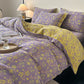 Elegant Floral Pure Cotton Gauze Bedding(4PCS) - image 1