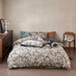 Vintage Ginkgo Leaf Pure Cotton Bedding(4PCS) - Gray - King - image 5