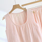 Solid Cotton Gauze Lace Loungewear Set - image 4