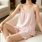 Soft Gingham Cotton Ruffle Loungewear Set - image 2
