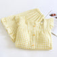 Ruffle Sleeve Gingham Cotton Pajama Set - image 3