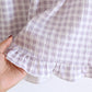 Ruffle Sleeve Gingham Cotton Pajama Set - image 15