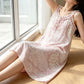 Ruffle Neck Floral Bamboo Cotton Nightgown - image 3