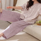 Lavender Cotton Printed Lounge Set - image 2