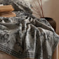 Artistic Vintage Floral Cotton Gauze Quilt - image 4