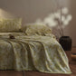 Artistic Vintage Rose Cotton Gauze Quilt - image 7