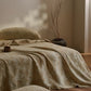 Artistic Vintage Rose Cotton Gauze Quilt - image 2