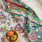 Bohemian Border Floral Cotton Quilt Blanket - image 8