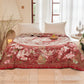 Medallion Floral Cotton Gauze Quilt Blanket - image 1