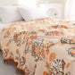 Tassel Reversible Floral Cotton Quilt Blanket - image 5