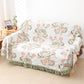 Tassel Reversible Floral Cotton Quilt Blanket - image 11