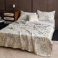 Vintage Floral Three-Layer Cotton Gauze Quilt - Beige - King - image 6