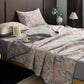 Vintage Floral Three-Layer Cotton Gauze Quilt - image 2