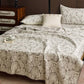 Farmhouse Floral Three-Layer Cotton Gauze Quilt - image 3