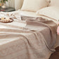 Subtle Textured Cotton Gauze Quilt Blanket - image 3