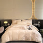 Luxury Peony Embroidered Cotton Bedding Set(4PCS) - image 10