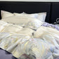 Luxury Floral Embroidered Cotton Bedding Set(4PCS) - image 9